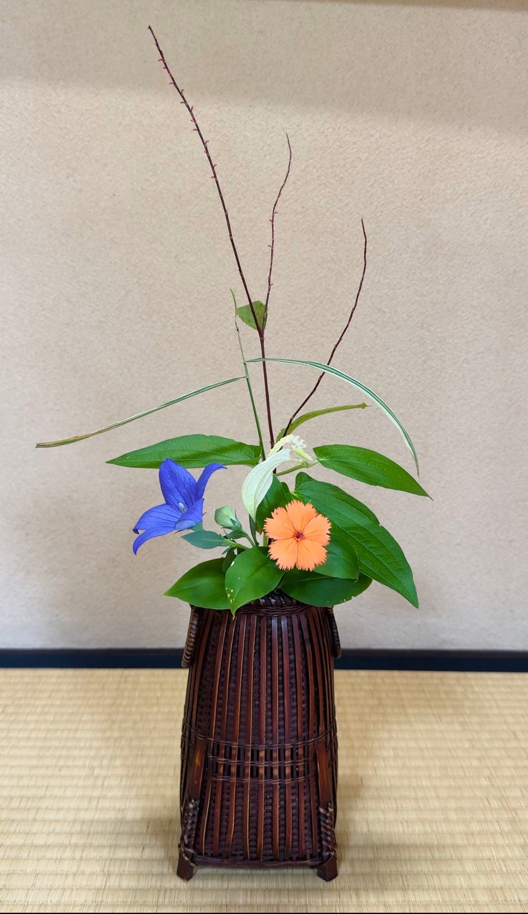 静けさを編む— 花籠のかたちに見る、美とこころ —