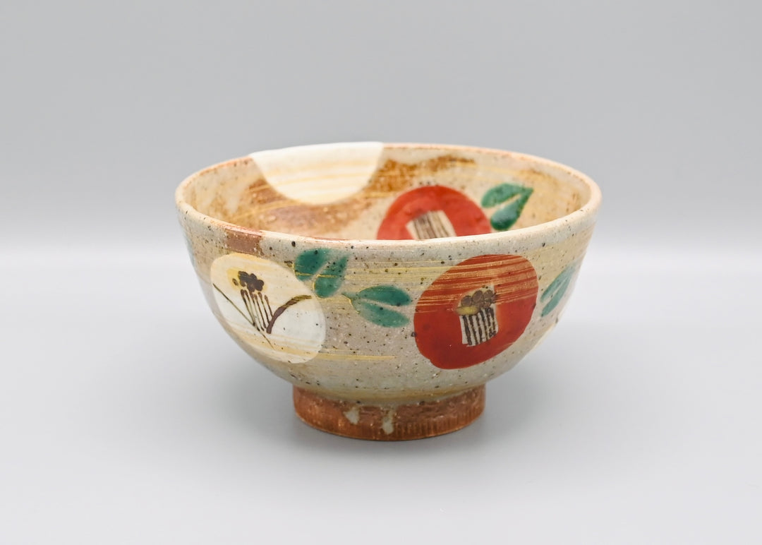 Matcha bowl camellia